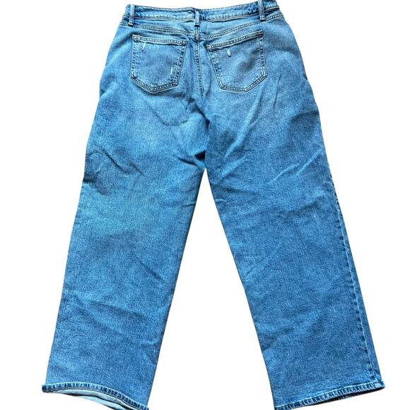 Maurice’s Women’s Edgly Curvy Boyfriend Baggy Jeans Light Wash Size Medium 14 - Picture 2 of 8